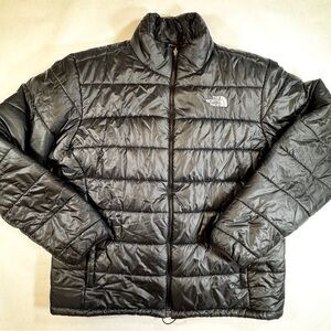 The North Face Men’s XL Lightweight Puffer Jacket – Black – Insulated